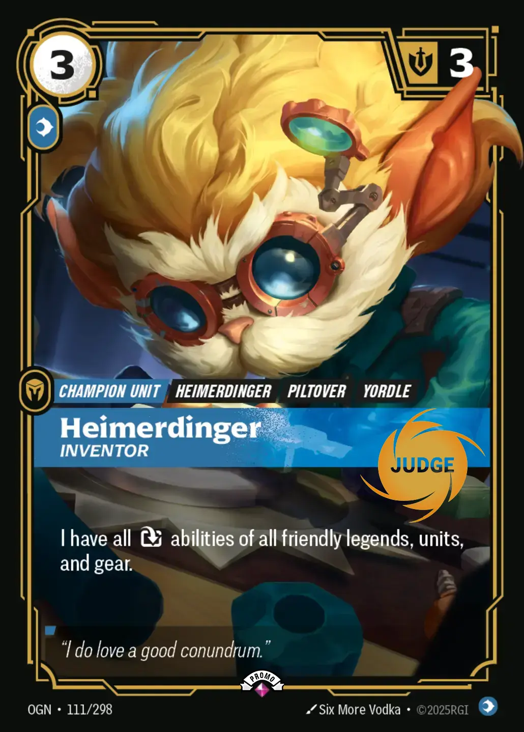 Heimerdinger, Inventor