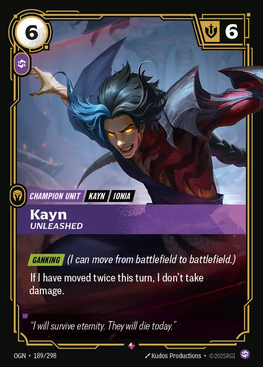 Kayn, Unleashed