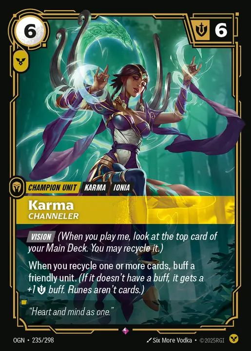 Karma, Channeler