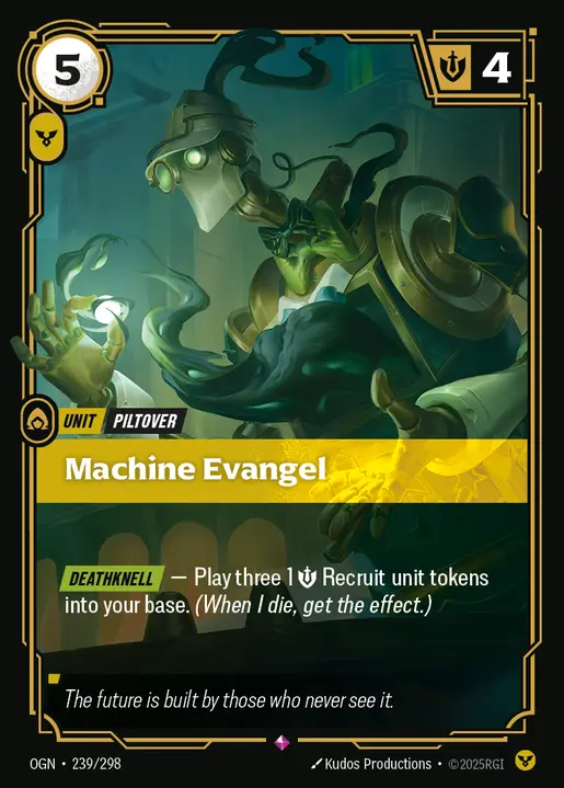 Machine Evangel