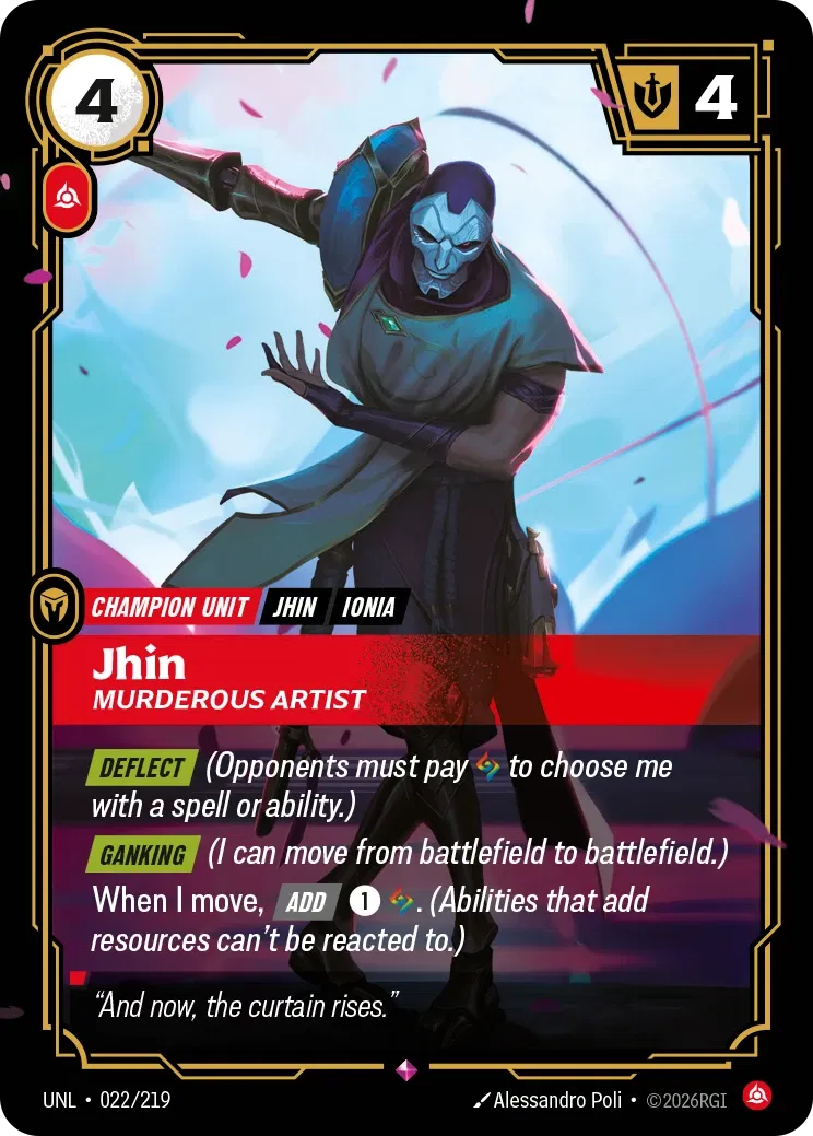 Jhin Murderous Artist