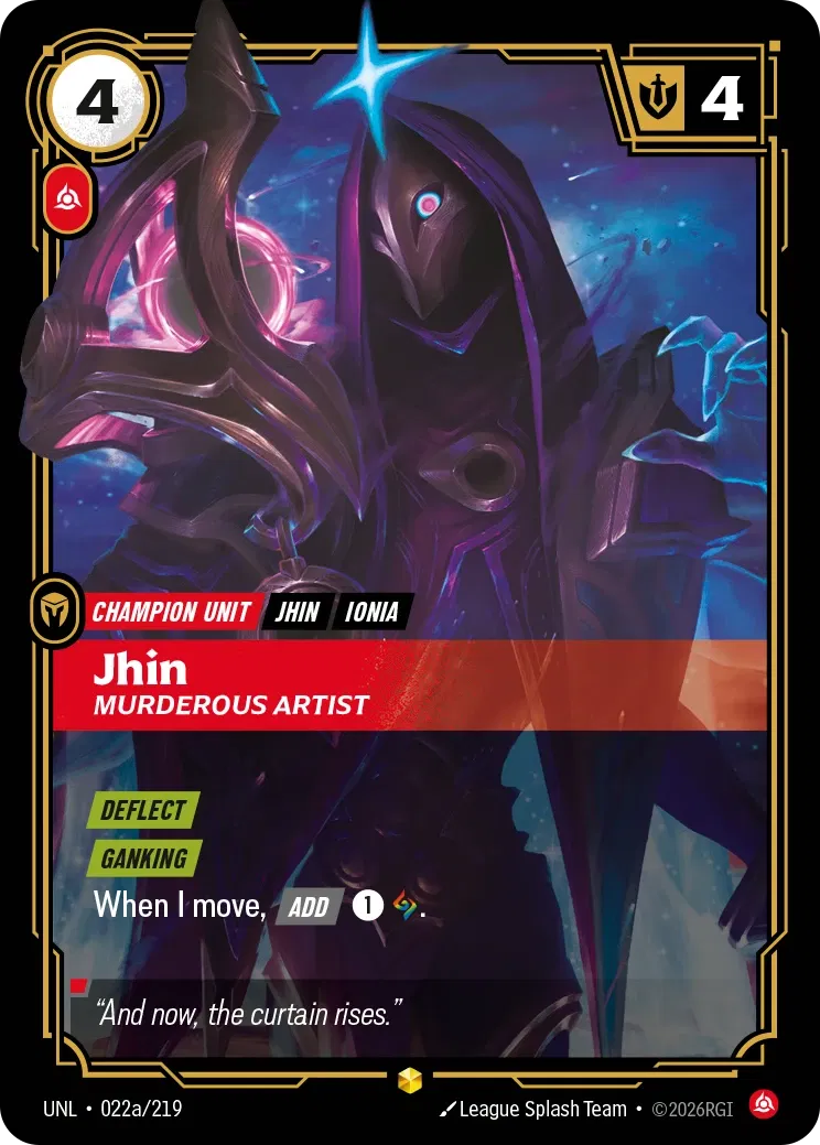 Jhin Murderous Artist