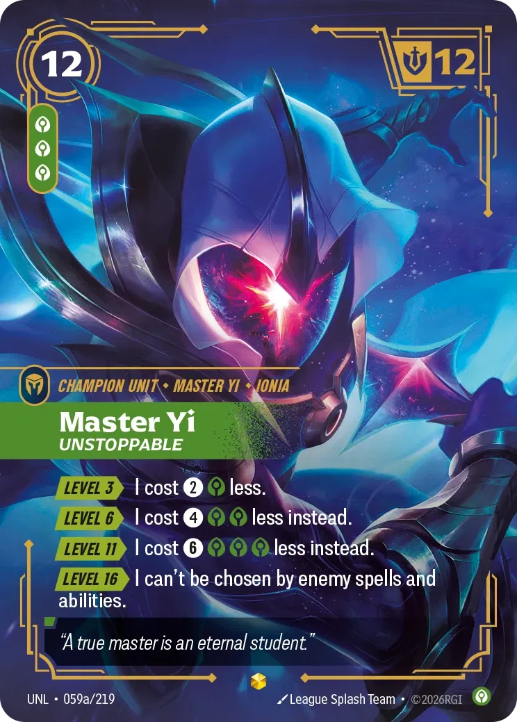 Master Yi Unstoppable