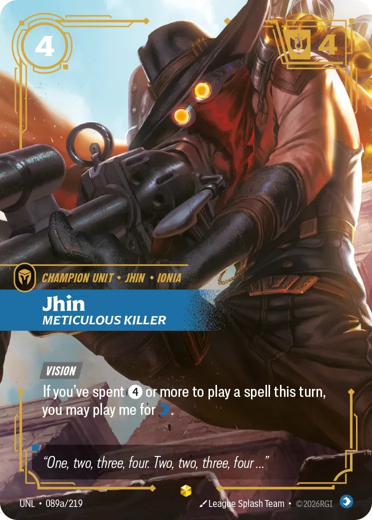Jhin Meticulous Killer