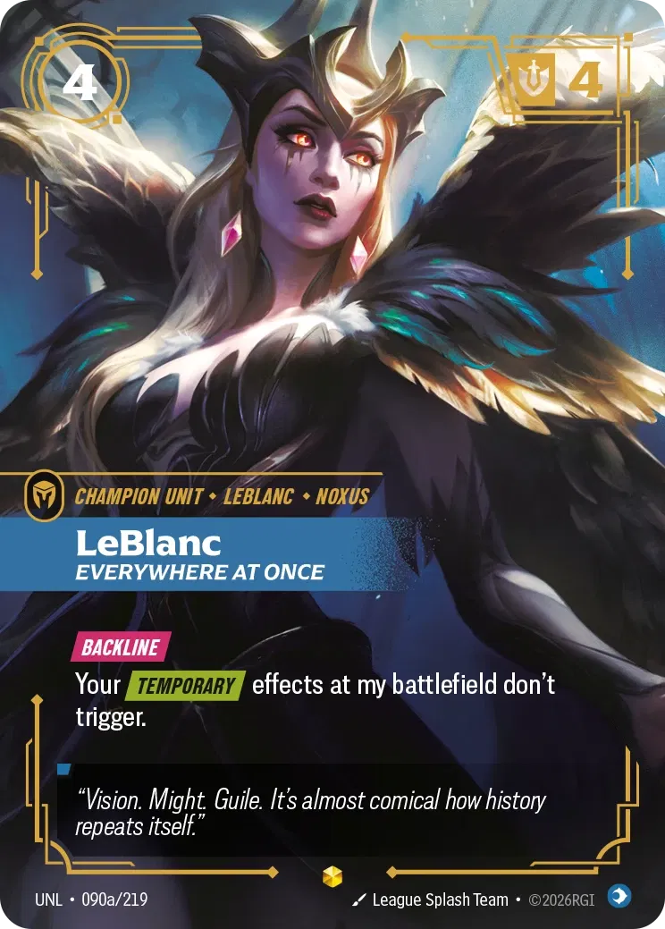 Leblanc Everywhere at Once