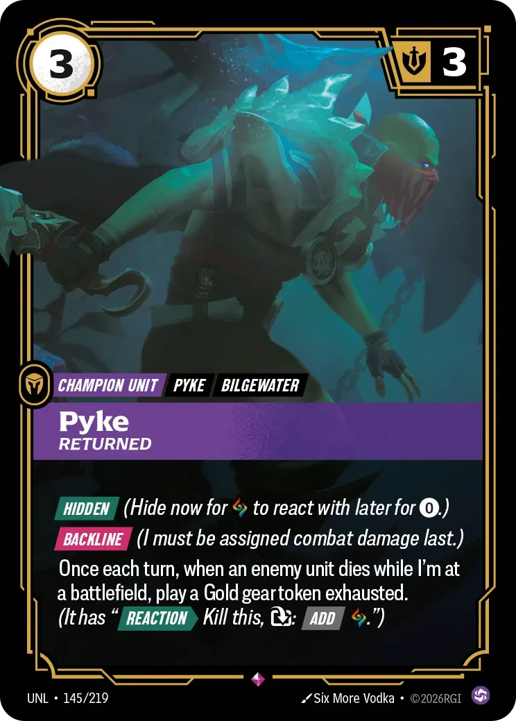 Pyke Returned