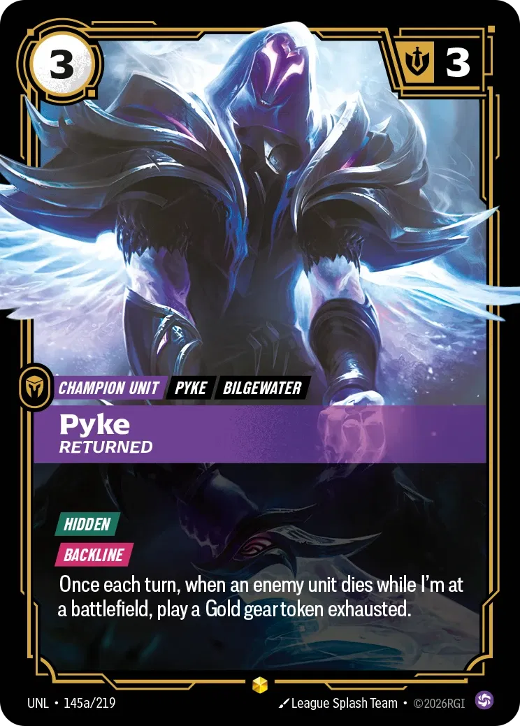 Pyke Returned
