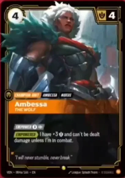 Ambessa, The Wolf