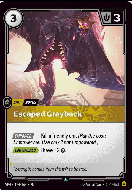 Escaped Grayback