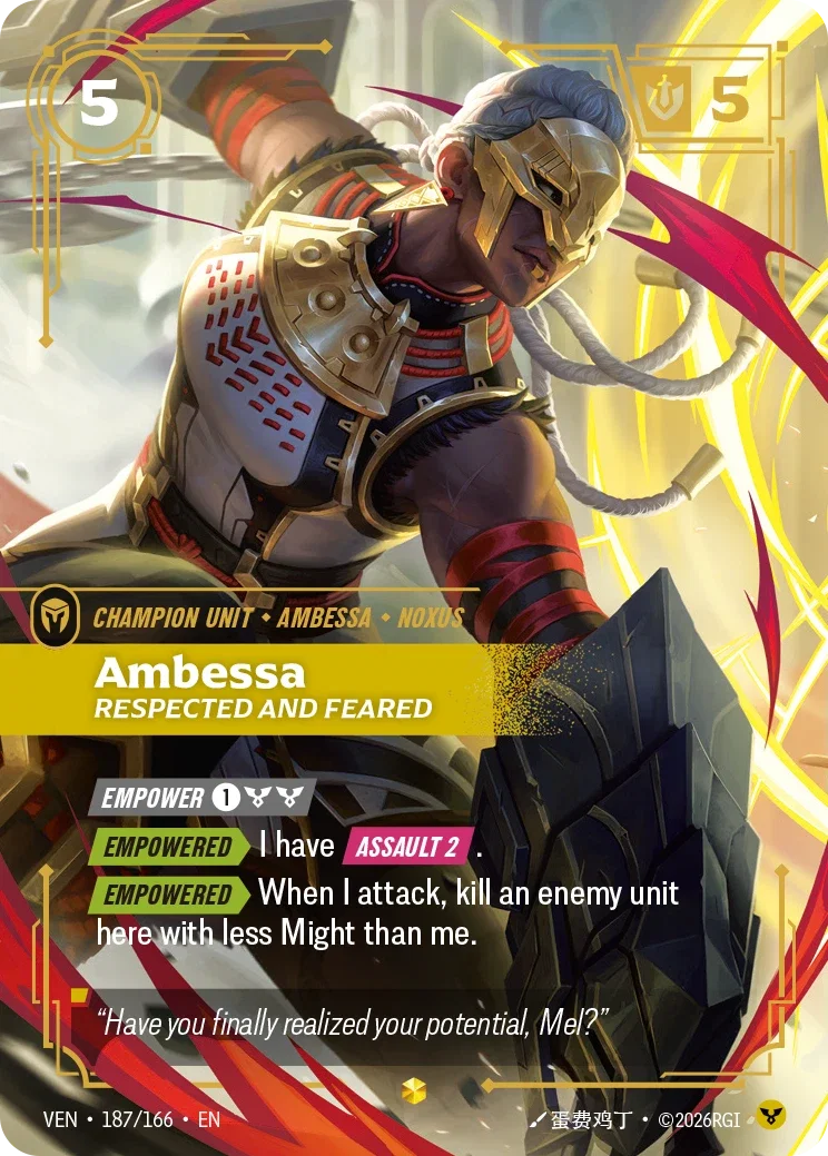 Ambessa Respected and Feared